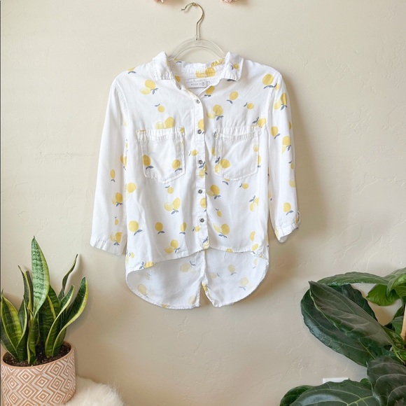 Billy T Tops - Billy T Chambray Lemon Shirt